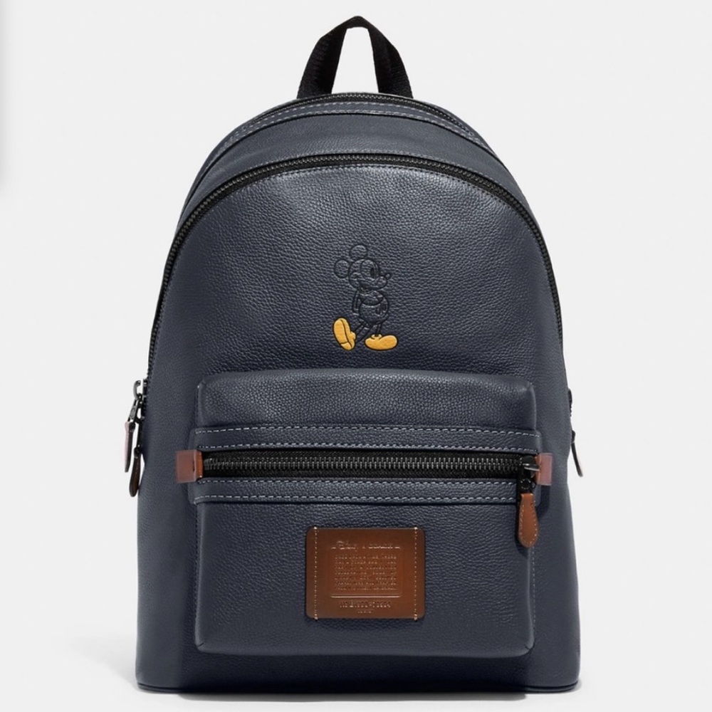 NWOT Men’s Disney x Coach Leather Backpack 🎒
